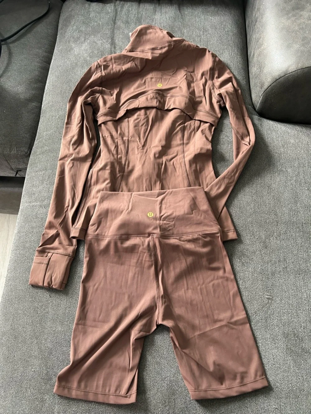 lululemon athletica Brown Track Jacket and Joggers Set - Picture 5 of 5